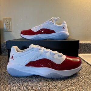 New Mens Nike Air Jordan 11 CMFT Low Cherry Red White Sneaker DN4180-116 Sizes